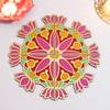 Buy Vibrant Lotus Design Reusable Rangoli