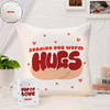 Warm Hugs Personalized Cushion And Mug Duo For Valentine's Day