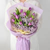 Gift Whispers Of Purple Elegance Bouquet