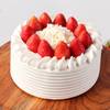 Shop White Chocolate And Strawberry Symphony Cake (1 Kg)