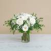 White funeral bouquet