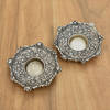 White Metal T Light Holder Set Online