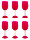 Shop Wine Glass - Neon Pink - Set Of 2