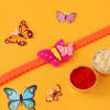 Wings Of A Butterfly Rakhi Band for Kids
