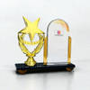 Wings Of Glory Metal And Crystal Trophy