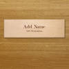 Wooden Name Plate With Name And Designation Customisation Online