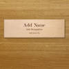 Wooden Name Plate With Name Designation And No Customisation Online