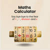 Shop Wooden Roller Maths Calculator - Single Piece