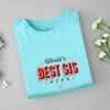 Gift World's Best Sis Ever T-shirt - Mint