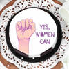 Buy Yes Women Can Photo Cake