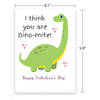 Shop You Are Dino-Mite - Valentine's Day Greeting Card - Single Piece