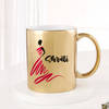 Gift You're A Diva - Personalized Metallic Gold Mug