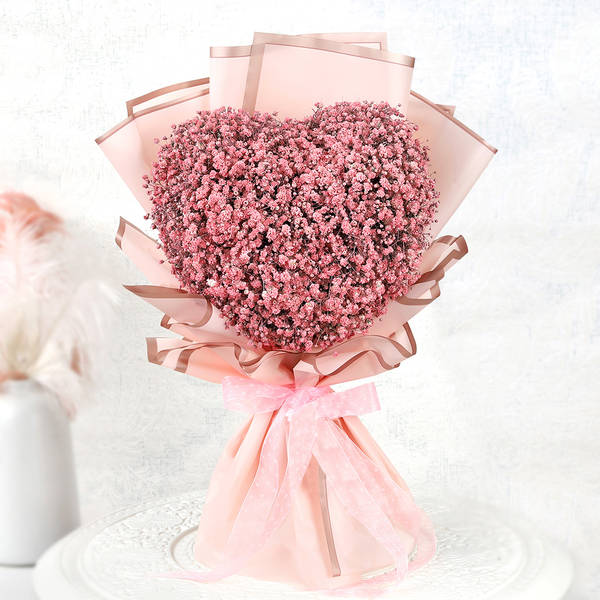 10 Pink Baby's Breath For Valentine's Day