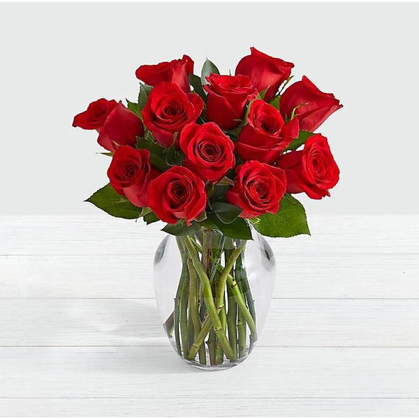 12 Red Roses Bouquet