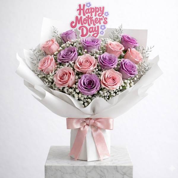 14 Lovely Rose Bouquet For Mother's Day