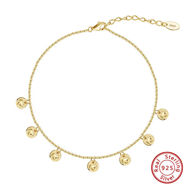 14K Gold-Plated Sterling Silver Anklet