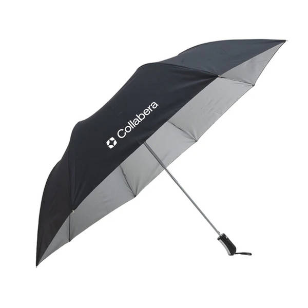 2-Fold Full-Size Black Umbrella