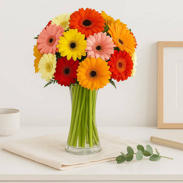 20 Mix Gerberas Bouquet