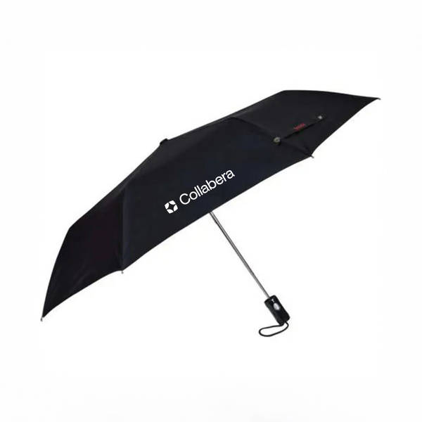 3-Fold Auto-Open Fendo Black Umbrella