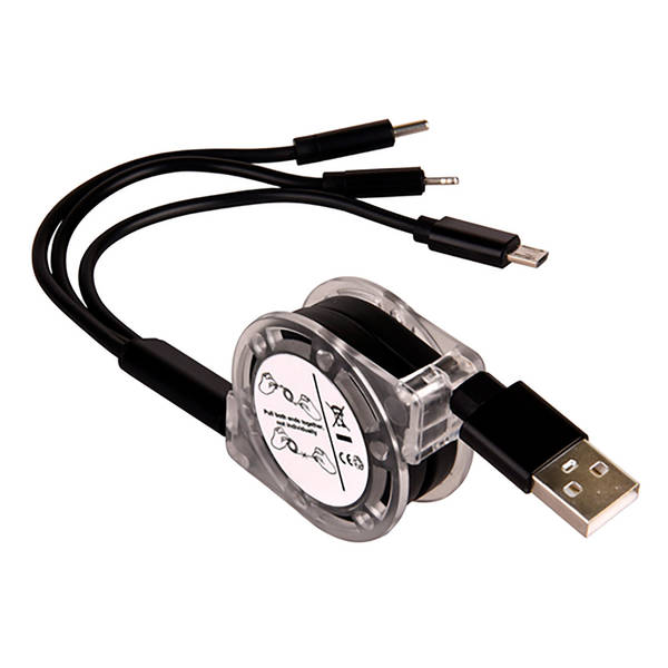3 in 1 -Yo-Yo charging cable EK2528