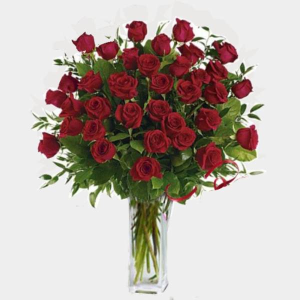 36 Red Roses Bouquet for Valentine's Day