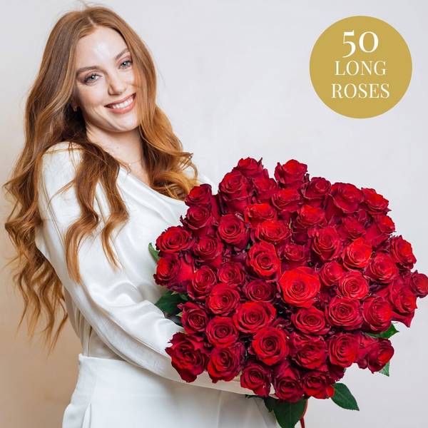 50 roses.