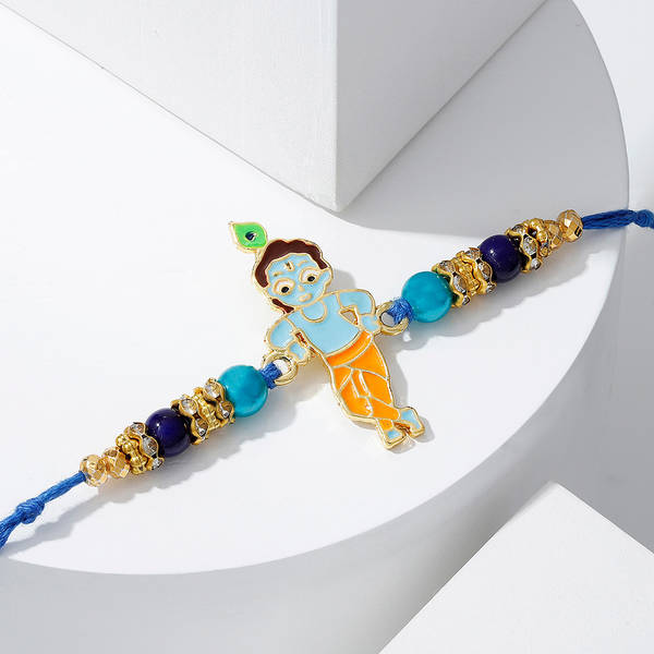 Adorable Krishna Rakhi For Kids