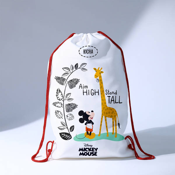 Aim High - Drawstring Bag - Personalized