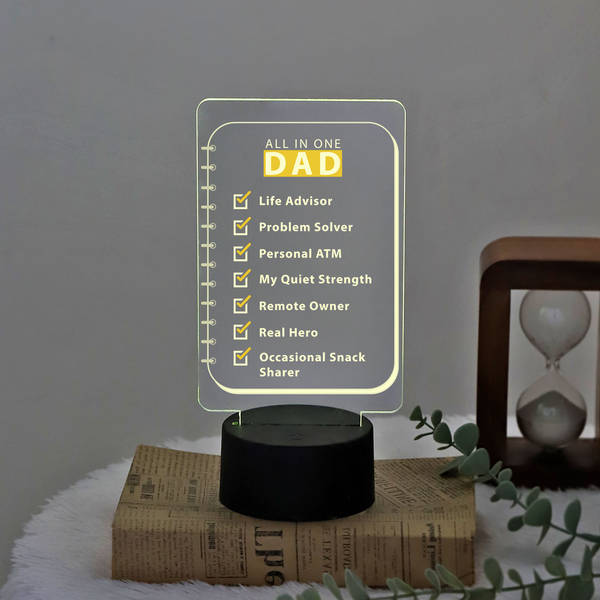 All In One Dad LED Lamp