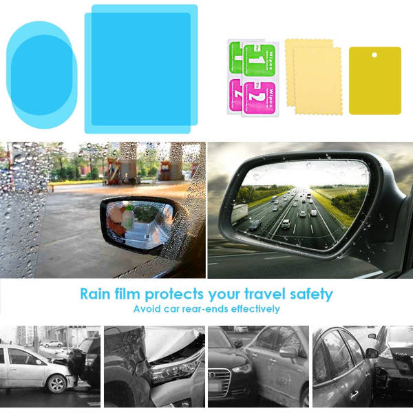 Anti Fog Film For Car Side Mirror - Single Piece