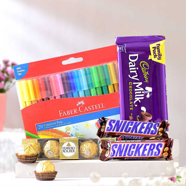 Artistic Delights And Chocolate Treats Hamper