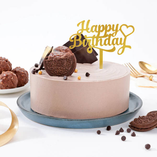 Authentic Choco Cream Birthday Cake