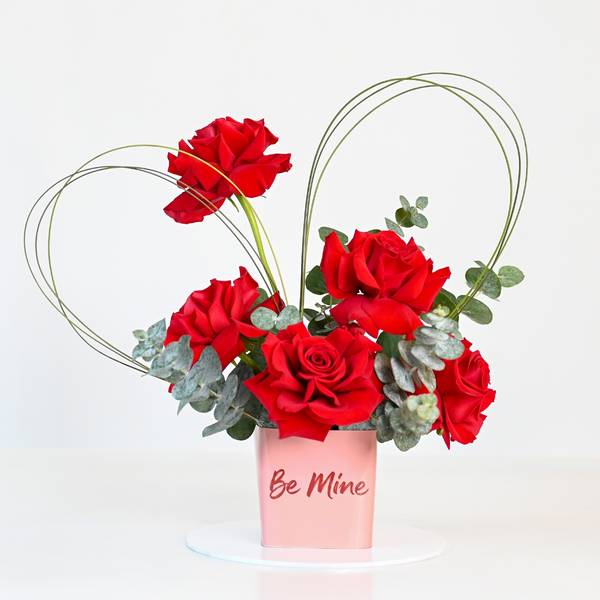 Be Mine Valentine's Day Floral Arrangement