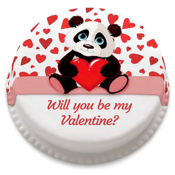 Be My Valentine Chocolate Chip Cake