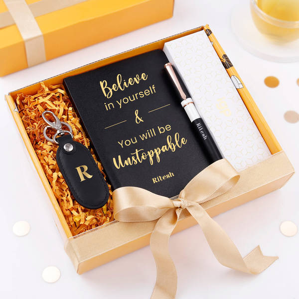 Be Unstoppable Personalized New Year Gift Set