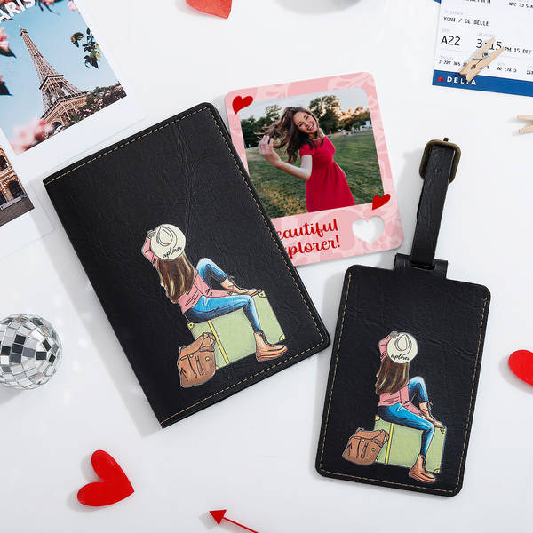 Beautiful Explorer Personalized Travel Hamper For Women