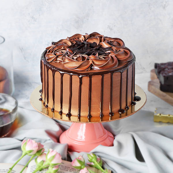Belgian Dark Chocolate Ganache Cake (2 kg)