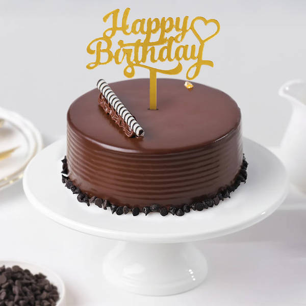 Belgium Truffle Birthdday Cake