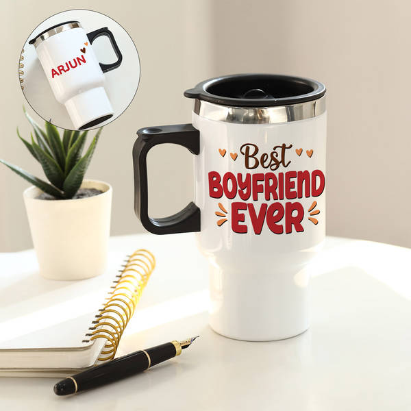 Best Boyfriend Ever - Personalized Travel Mug