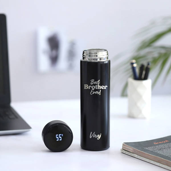 Best Brother Ever Personalized Temperature Bottle