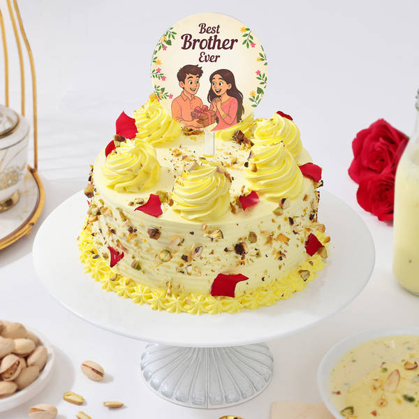 Best Brother Ever Rasmalai Cake