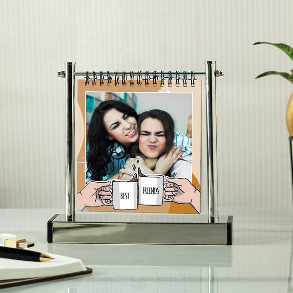 Best Friends Personalized Metal Photo Stand