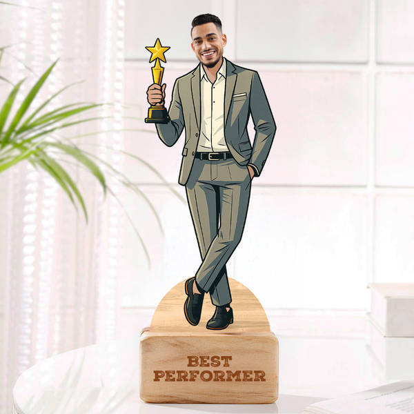 Best Performer Personalized Caricature For Him