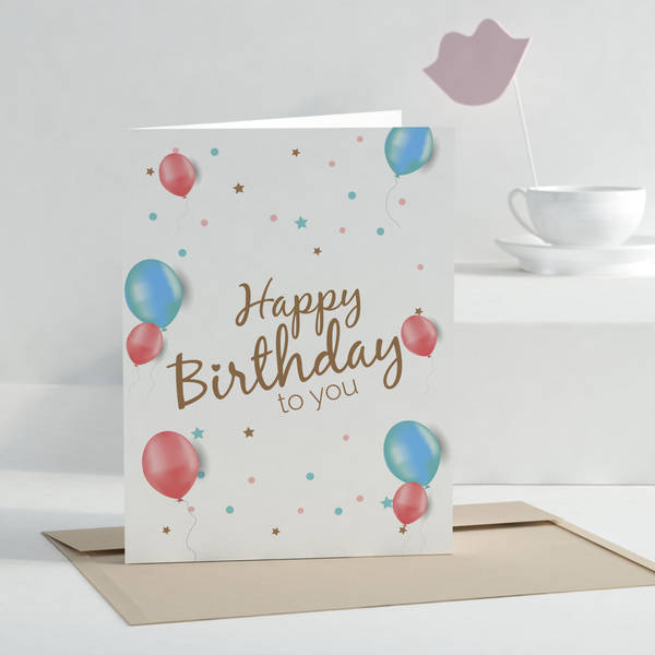 Birthday Personalized Greeting Card