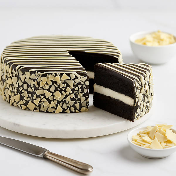 Black & White Mousse Cake