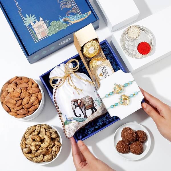 Blessings And Bites Rakhi Hamper