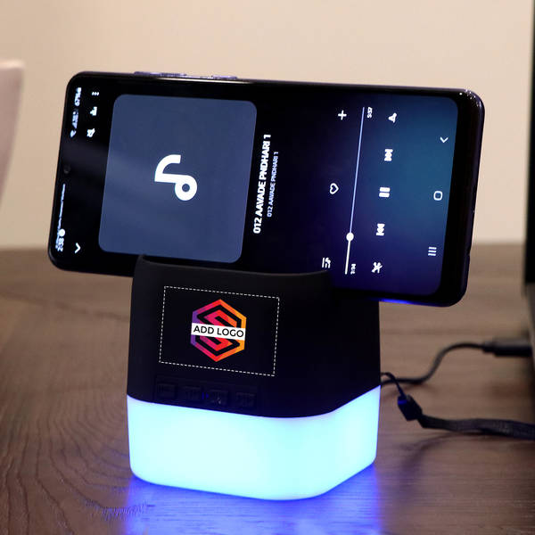 Bluetooth Speaker with Mobile Holder - Customized with Logo