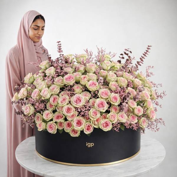 Blush Esperance Rose Valentine's Day Grandeur