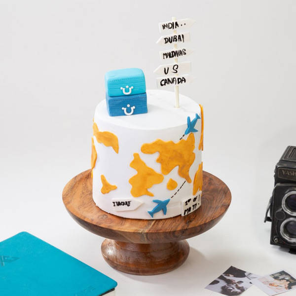 Bon Voyage Farewell Cake (2.5 Kg)