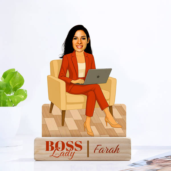 Boss Lady Personalized Caricature